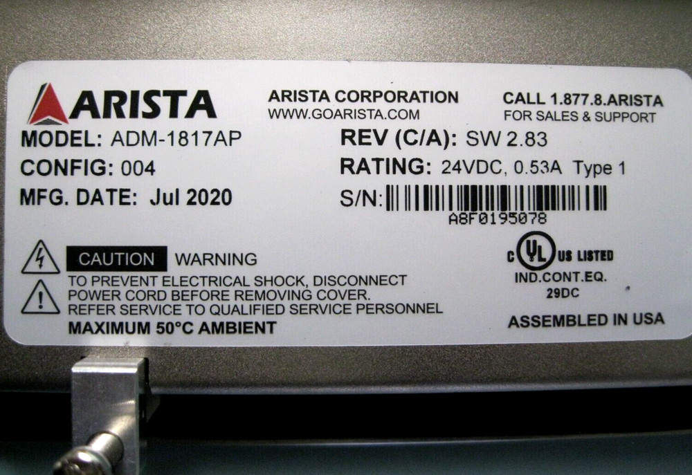 17" Arista ADM-1817AP Industrial Touch Screen Display Panel E11