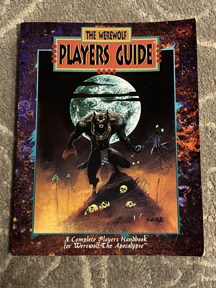 Werewolf: The Apocolypse Set-Rulebook + Guidebook + 2 sourcebooks + Tribe Book