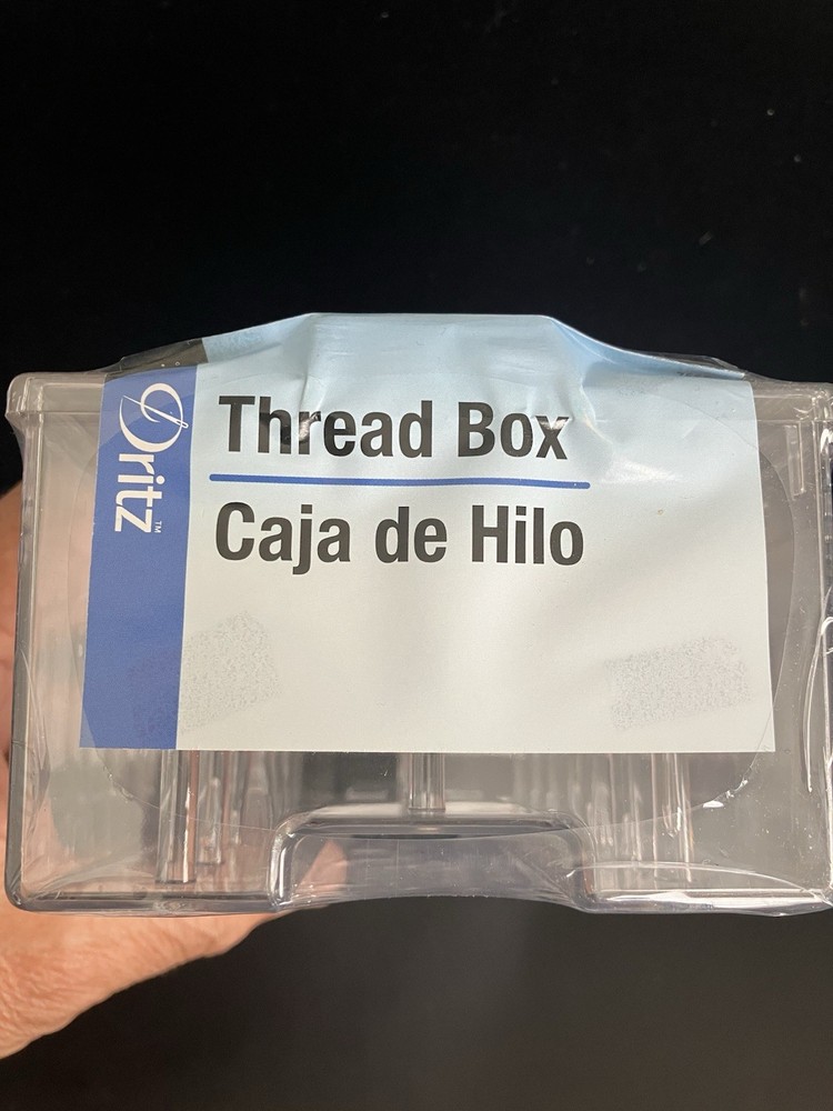 Dritz -Thread Box! Quality Storage For Various Stool Sizes! New !!