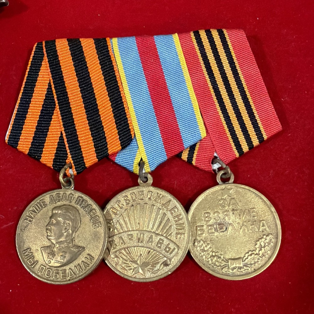 WWII GROUP 1 Order 4 Medals 4 documents Senior Sergeant BORISOV N. A.