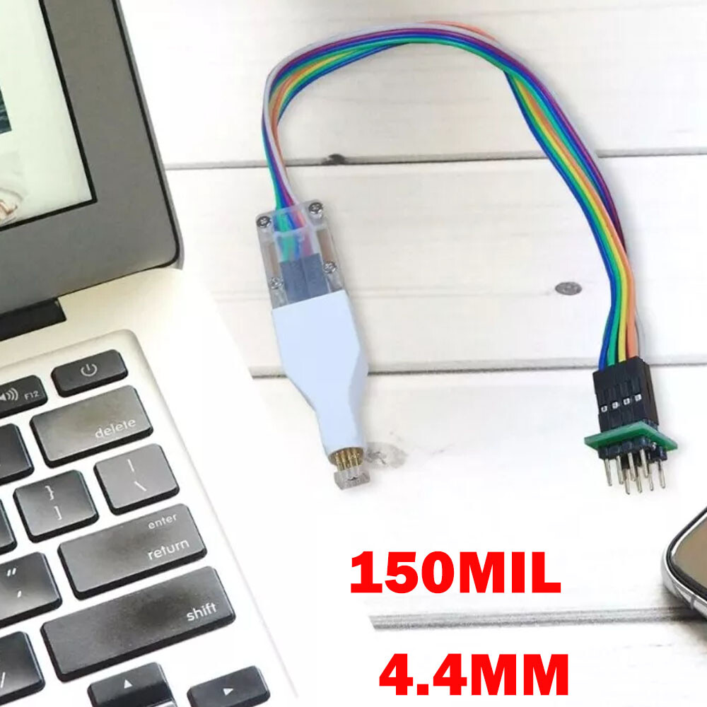 SOP8 150mil Connectors Test Clip Cable 4.4mm Space For EEPROM Programming
