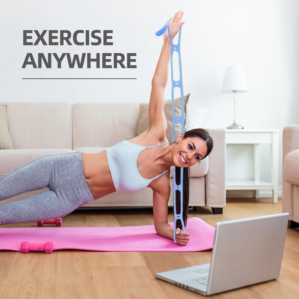 Flexoria Resistance Bands for Working Out, Adjustable 7-Ring 1 Pack, Black