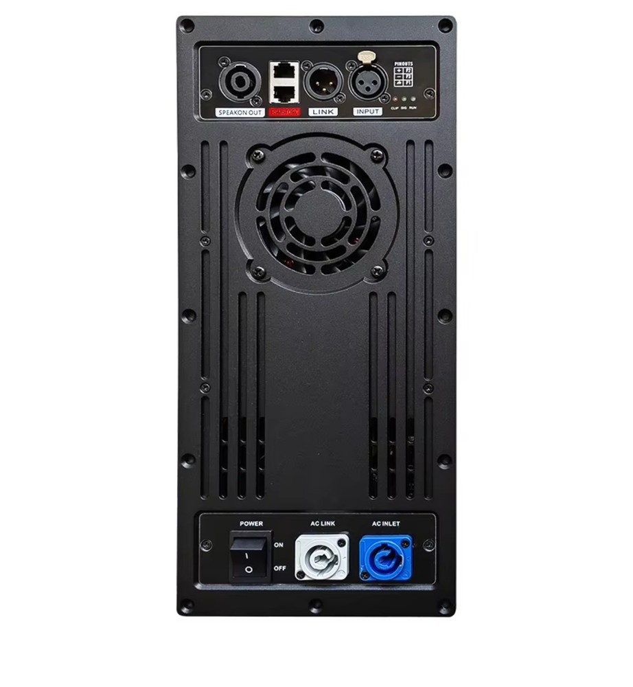 Audio Line Array 1200*2 4 Ohm 2Channels Class D Active Subwoofer Board Amplifier