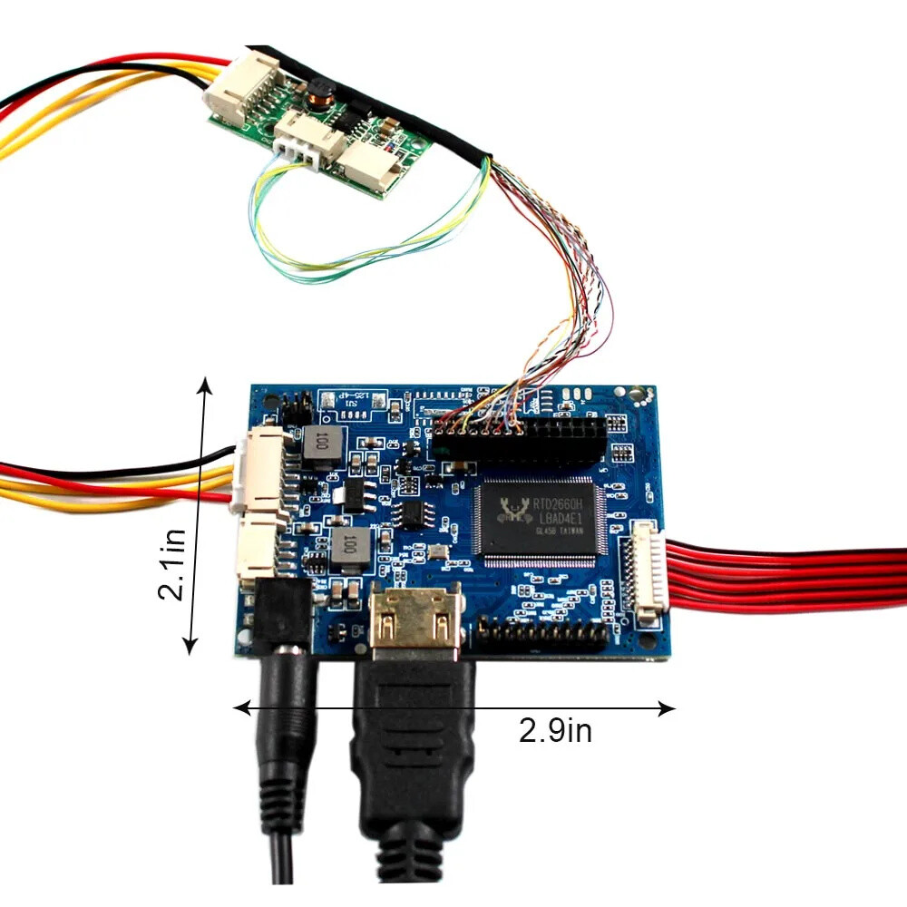 H DMI LCD Controller Board With 9.7 inch LP097X01 1024×768 LCD Panel