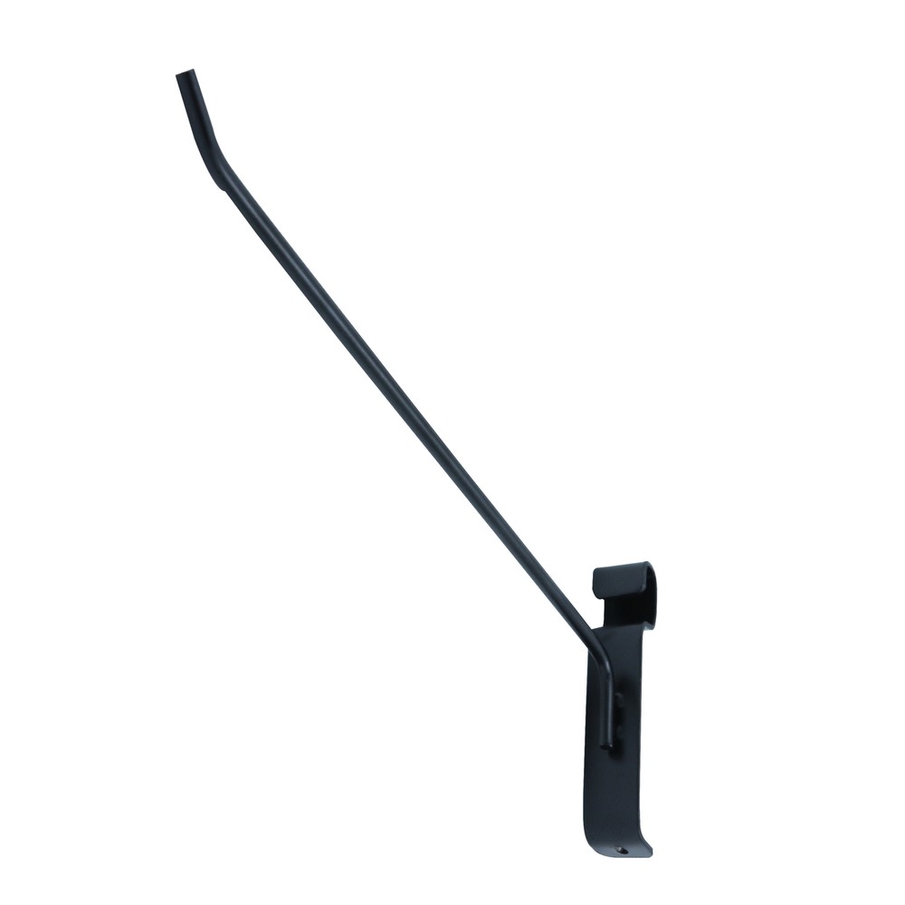 SSWBasics 10 Inch Black Peg Hook for Gridwall - 50 Pack Grid Wall Hooks -