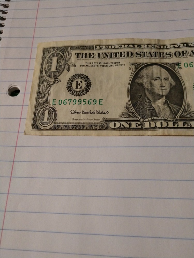 Dollor Error Note off serial numbers