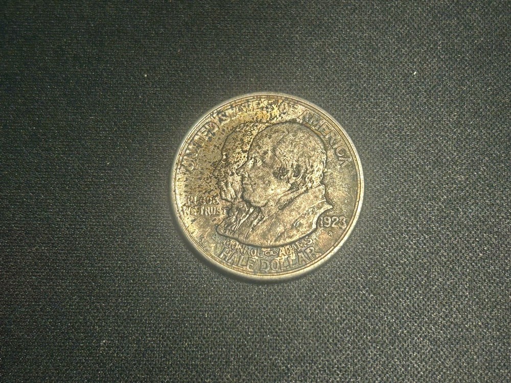 1923-S Monroe Commemorative Silver Half Dollar AU