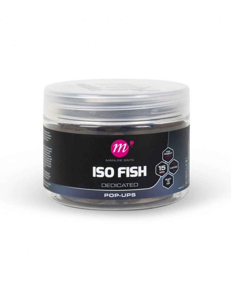 Mainline ISO Fish Pop-Ups 15mm Mainline Boilies