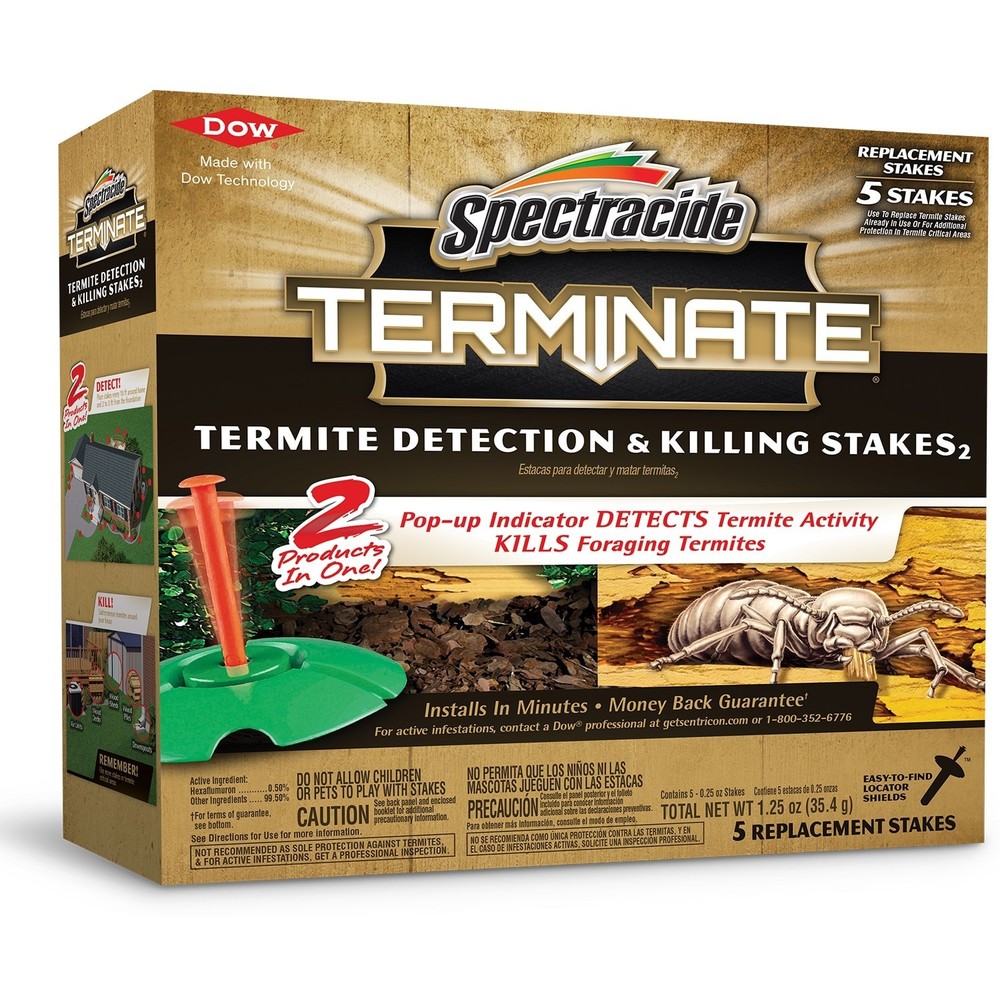 Spectracide Terminate Termite Detection & Killing Stakes - 5 Ct.