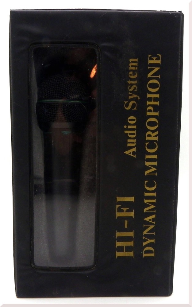 Black AudioStream Karaoke AS-2000 Dynamic With Microphone AS1000