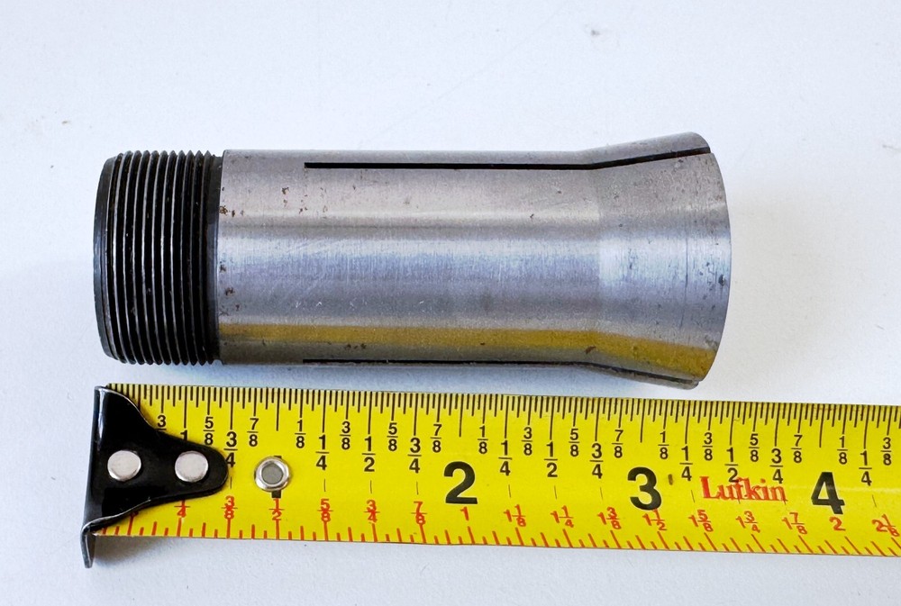 .866" E1 HARDINGE EMERGENCY 5C Round Collet External & Internal Threads 3 Slots