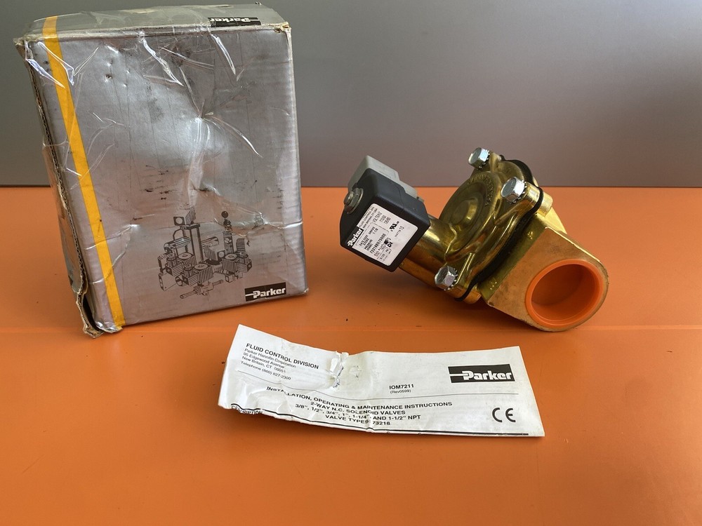 Parker 73218BN75N00 Pressure Vassel Fluid Control Valve 110/120V 50/60Hz