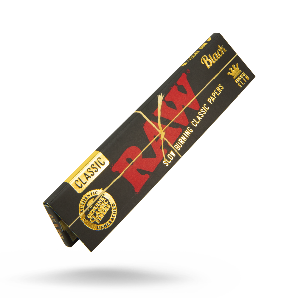 RAW Black Classic King Size Slim Rolling Papers