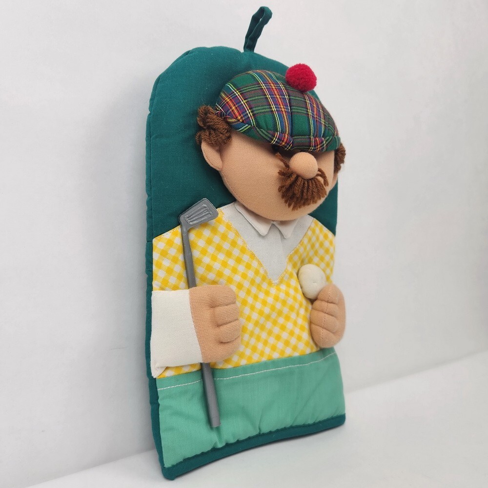 Golfer Oven Mitt Potholder