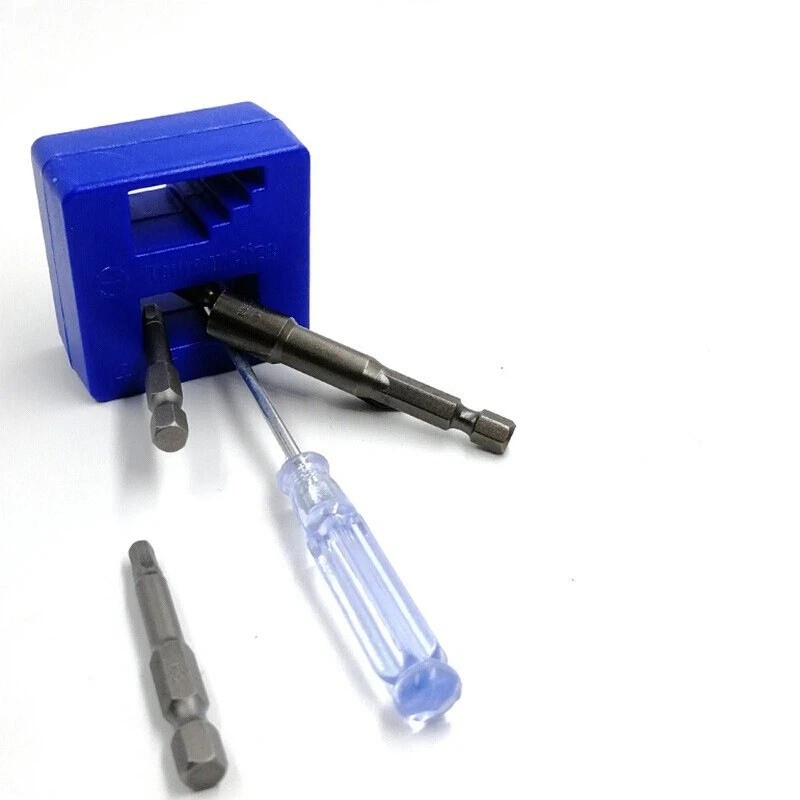 Magnetizer Demagnetizer Tool for Screwdriver Tips & Screw Bits – Magnetic Gadget