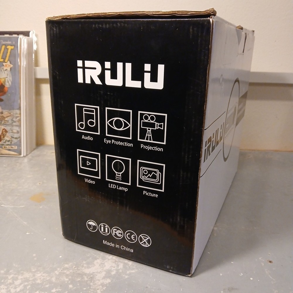 iRulu P4 1080p Video Projector Bundle | New w/ Cables & Instructions