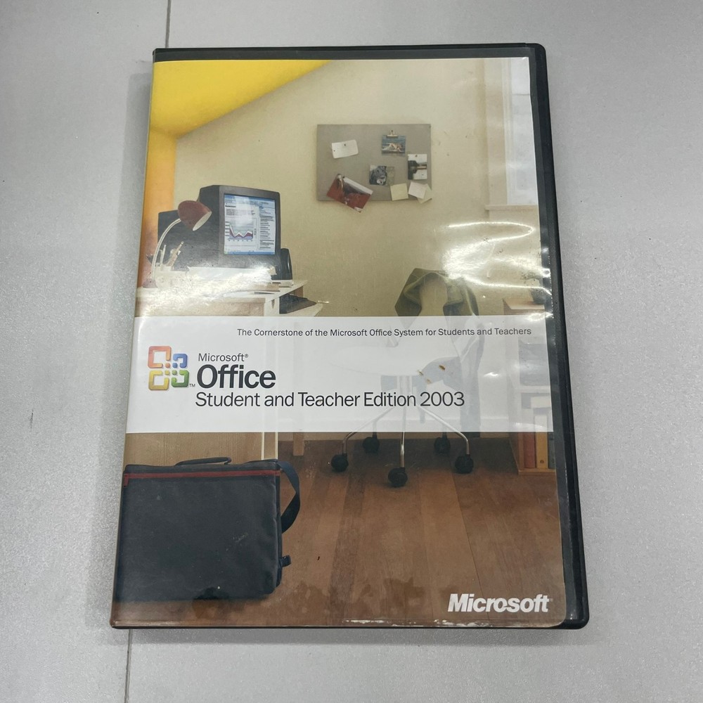 Microsoft Office 2003 Student and Teacher Edition w/ Key – Preowned