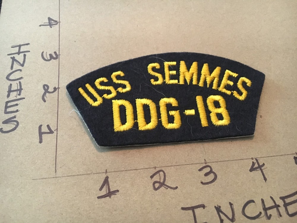 US Navy USS Semmes DDG-18 Hat Patch 5/20/25