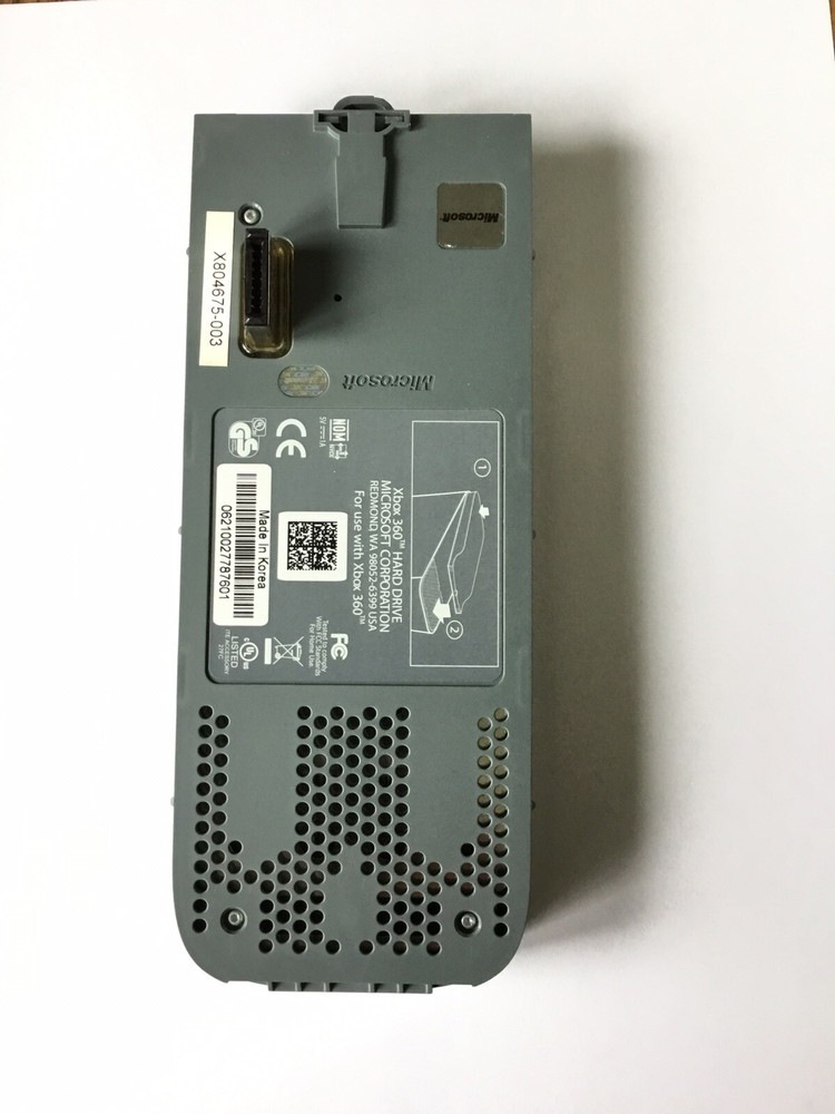 20GB OFFICIAL MICROSOFT XBOX 360 EXTERNAL HDD HARD DRIVE