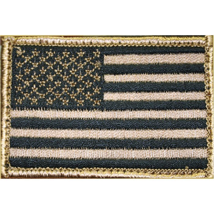 BLACKHAWK 90DTFV-R American Flag Identification Patch w/ Hook & Loop Attachment