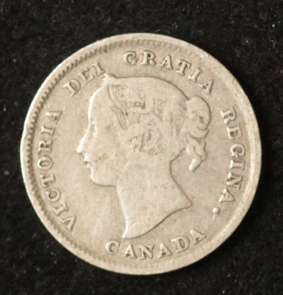 Canada 1893 5 Cents - Silver - Victoria