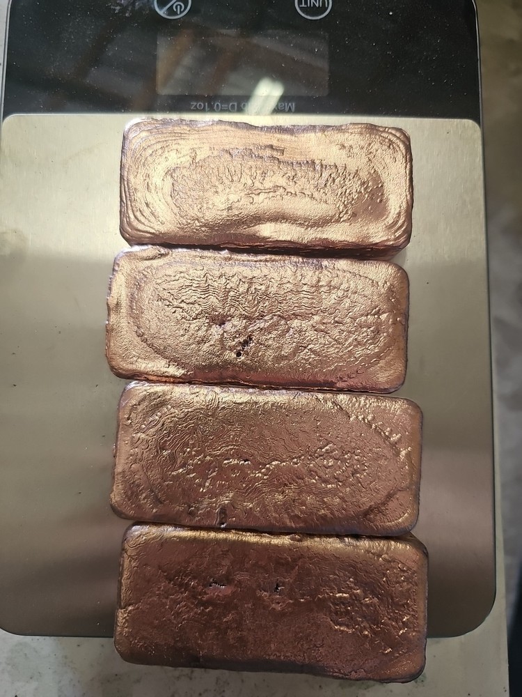 15 Oz COPPER BAR Hand-Poured
