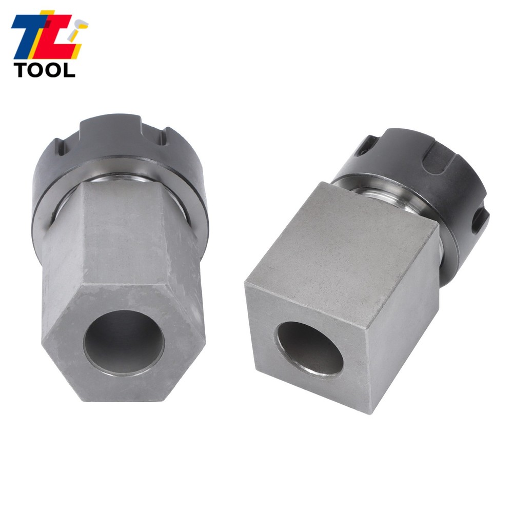 Precision ER-25 Collet Block Set Hex and Square 2-Piece Combo