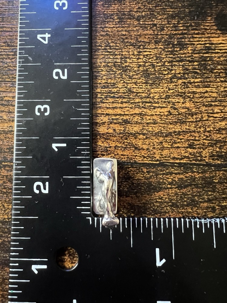Solid Silver Miniature Bear 925
