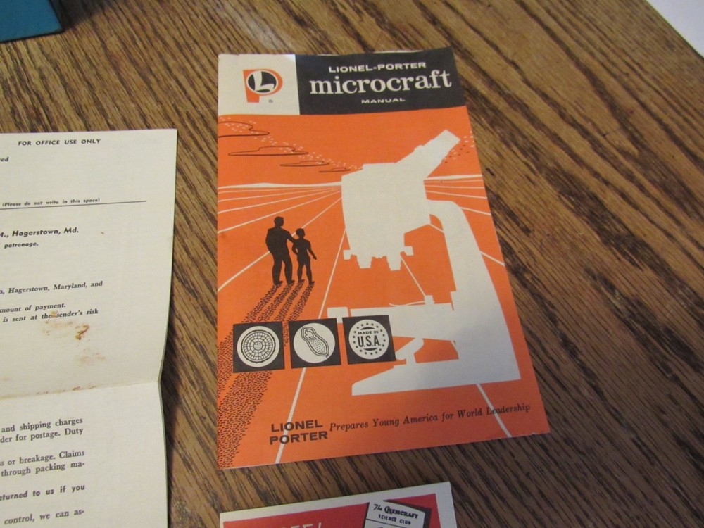 1963 Lionel-Porter Microcraft Microscope Lab Set