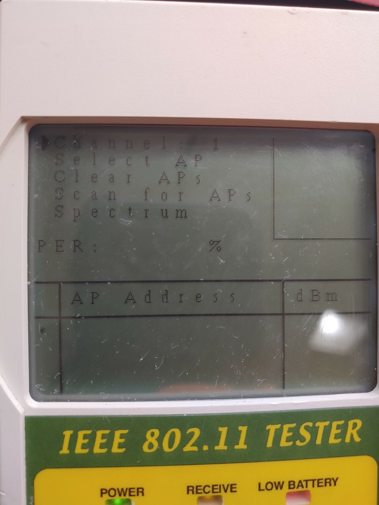 BERKELEY VARITRONICS SYSTEMS GRASSHOPPER IEEE 802.11 TESTER ONLY