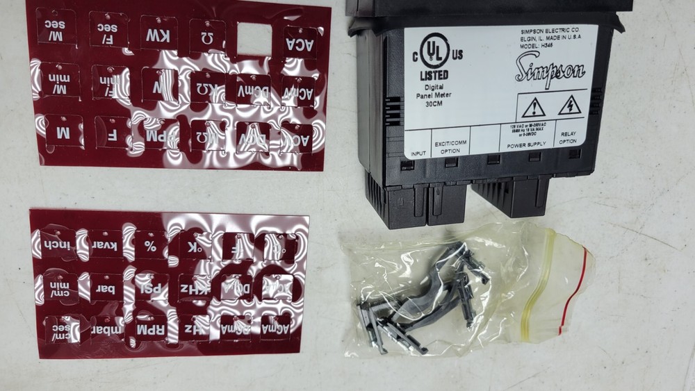 Simpson H335 Advanced Digital Controller Input & Display