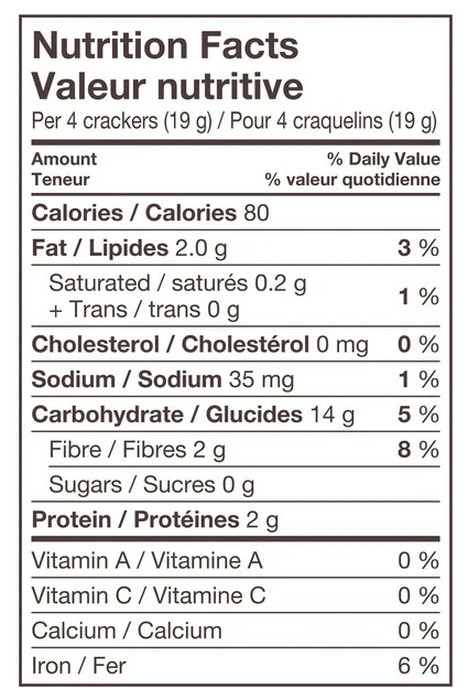 Triscuit Low Sodium Snacking Crackers, 200g (2 Pack)
