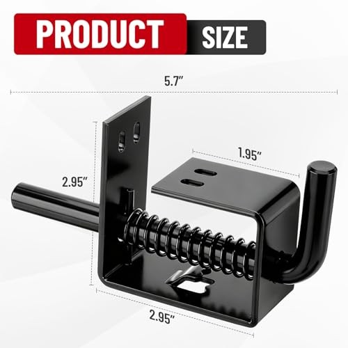 Trailer Gate Spring Latch Kit, 4-Pack Replacement for Carry-On Trailer Gate