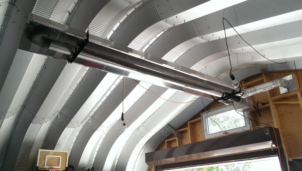 25x24x13 Engineered Steel Building Kit | DuroSPAN Clear-Span Arch System w/ Ends