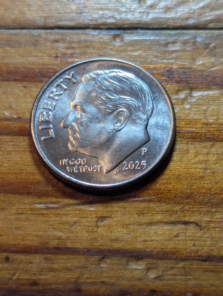 2025 P Roosevelt dime new uncirculated