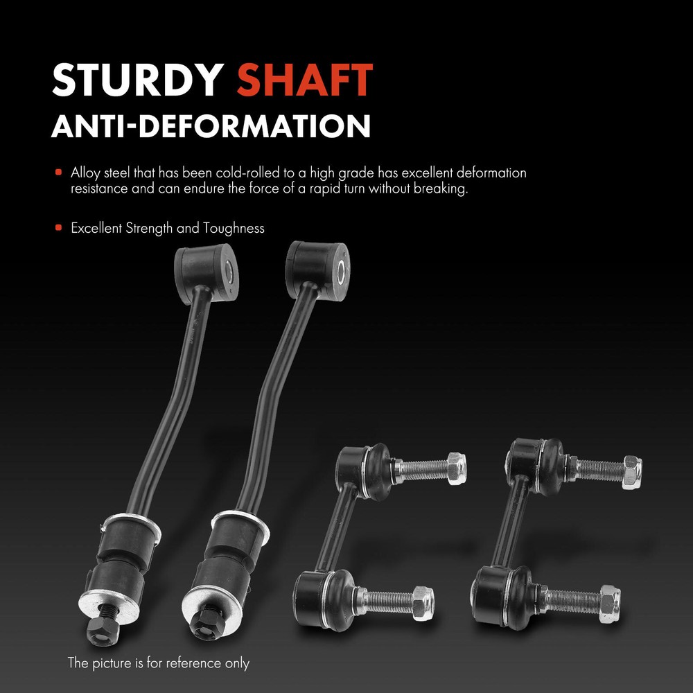 4Pcs Front & Rear Stabilizer Bar Link for Ford E-150 E-250 E-350/450 Super Duty
