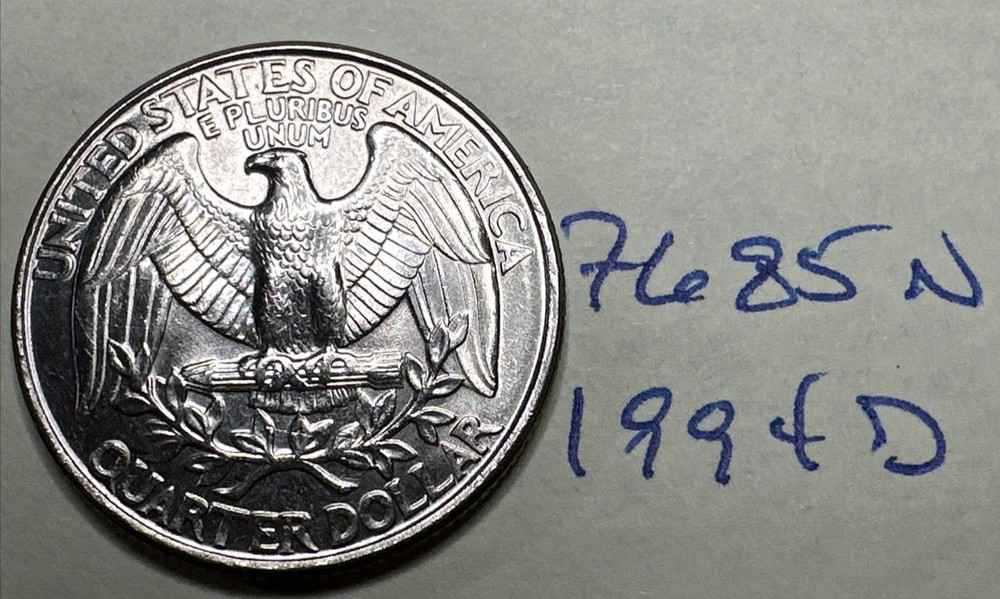 1994 D Washington Quarter 25C 7685N