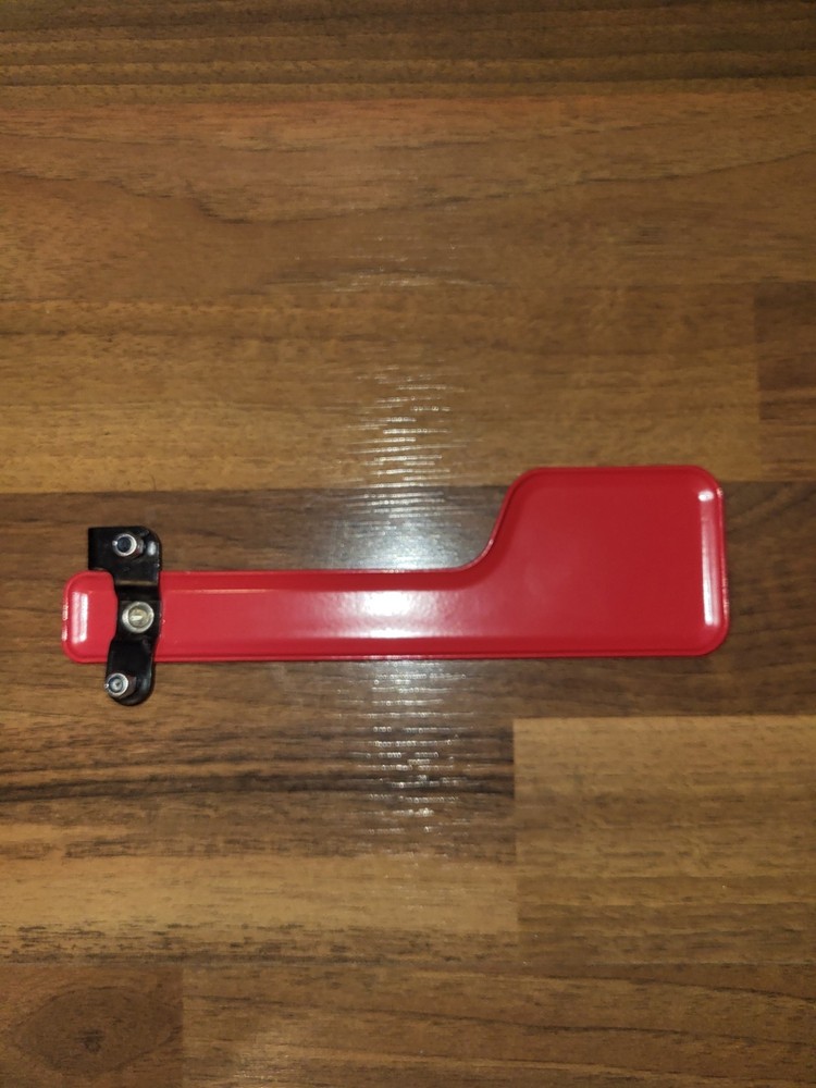 New Durable Red Steel Flag Replacement For Missing/Broken Mailbox With Hardware