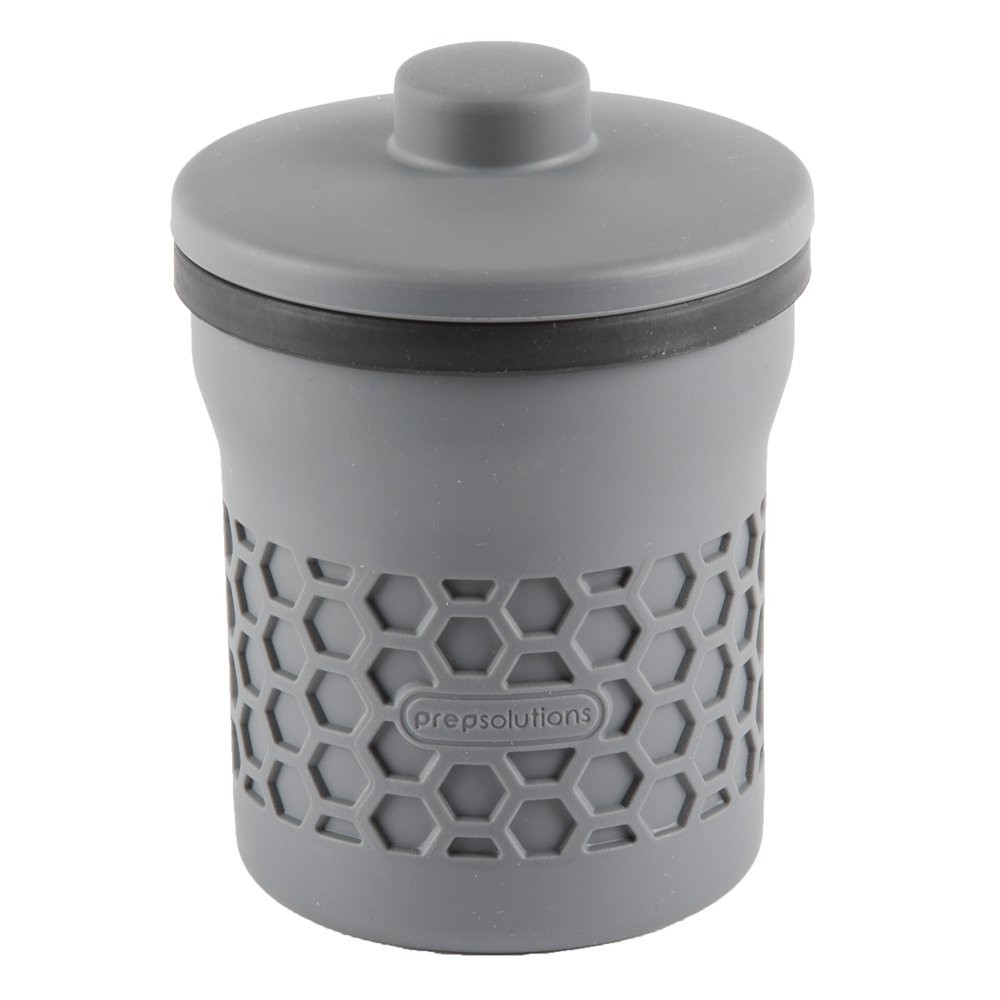 Silicone Grease Keeper With Removable Strainer Heat-Resistant Storage Container