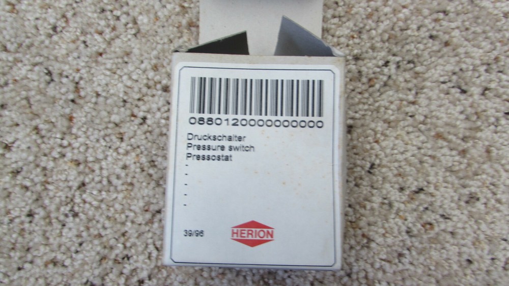 Herion 0880120 Pressure Switch NIB