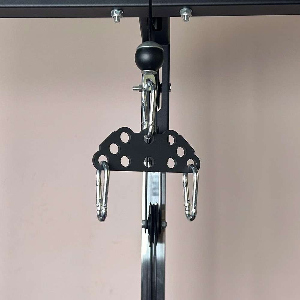 Multi-Grip LAT Pull Down Bar for Home Gym Fitness, Spreader Plate LAT Pulldow...