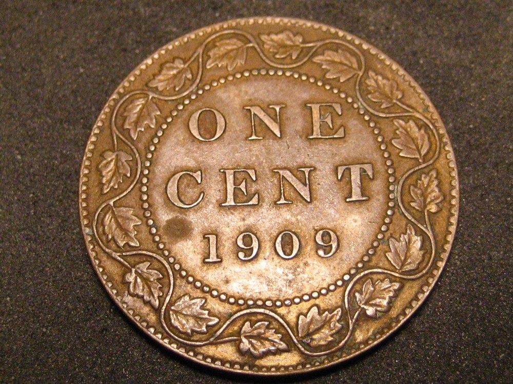 1909 Canadian Large Cent #2