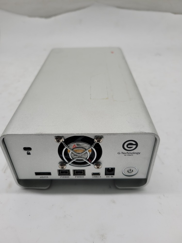G-Technology G Raid 0G00271 2TB Gen 4 USB FIREWIRE External HDD/no power adapter