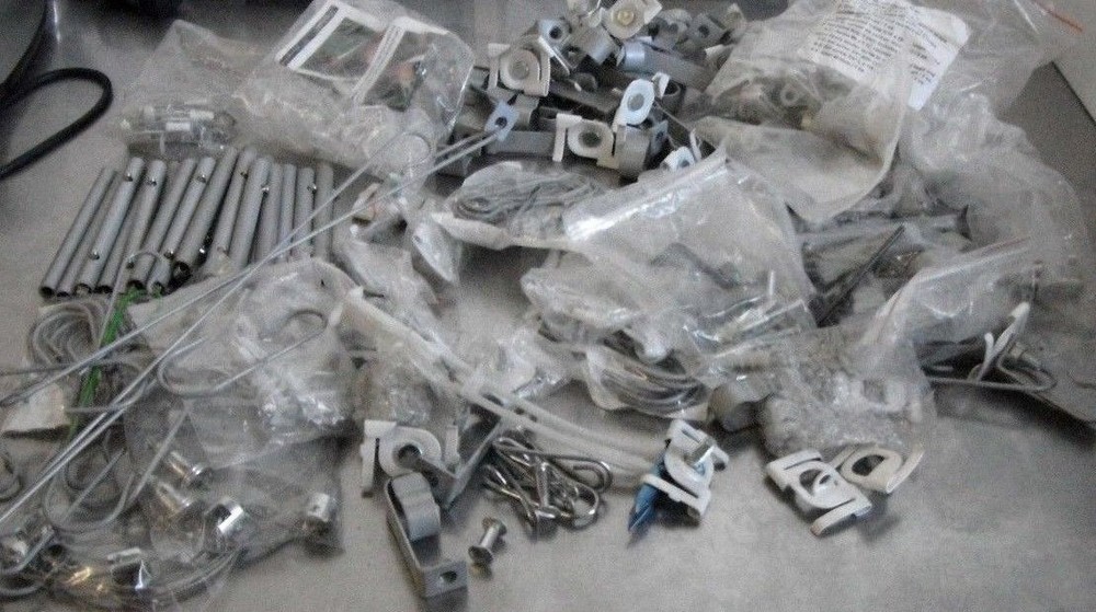 DROP HANGING LIGHTING HARDWARE LOT 6LBS
