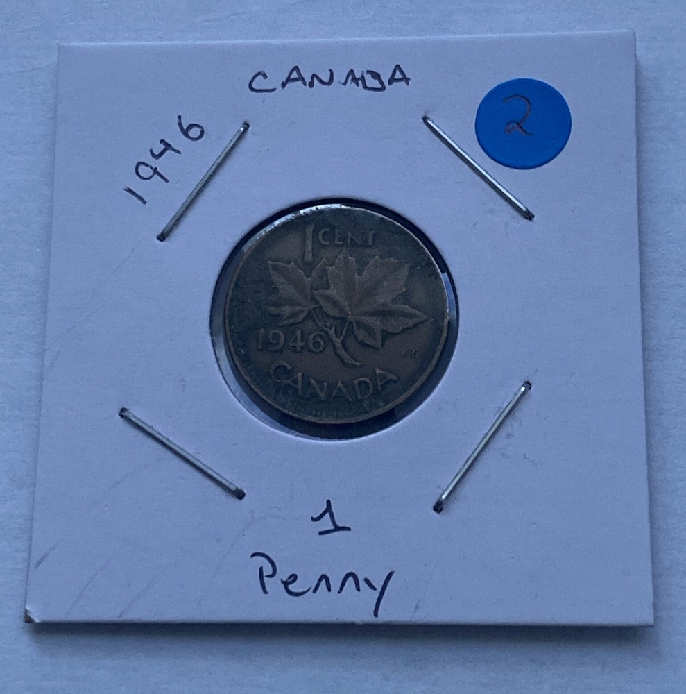 1946 Canada 1 Penny  Coin