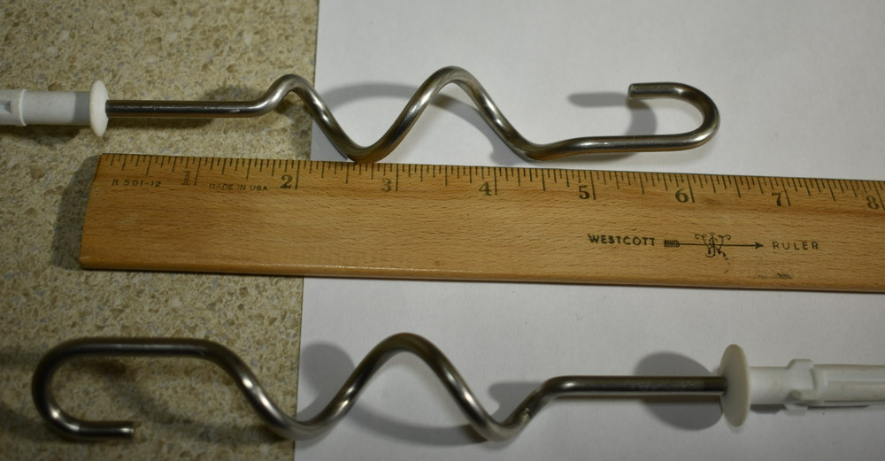 Replacement Set Unbranded Mixer Machine Dough Hooks Wire Beaters