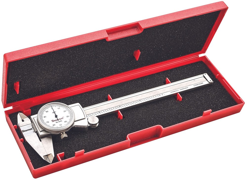 Starrett 3202-6 6" Machinists Dial Caliper