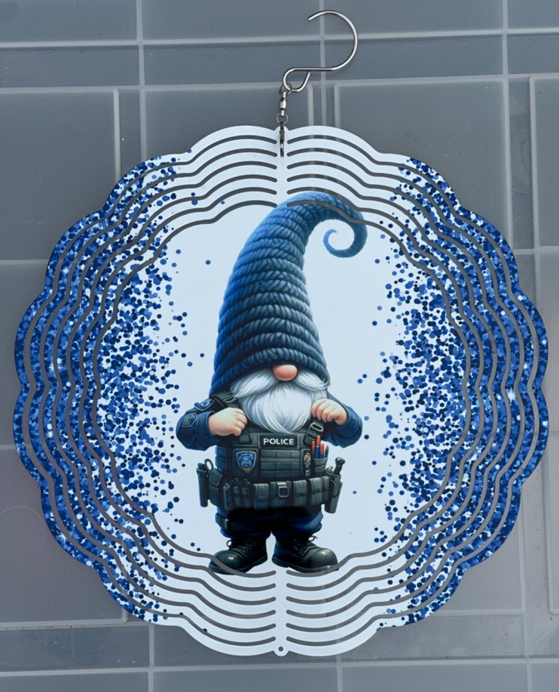 Custom made Windspinner "Police Gnome"
