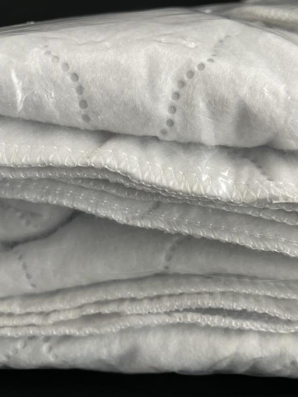 Priva Underpad Mattress Protector Quilted Waterproof White 60 x 80 Polyester New