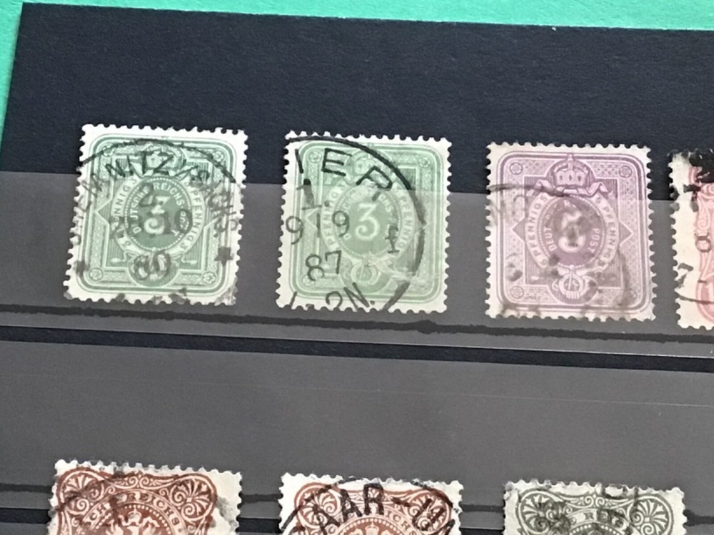 German Empire 1880 no final E used stamps A18322